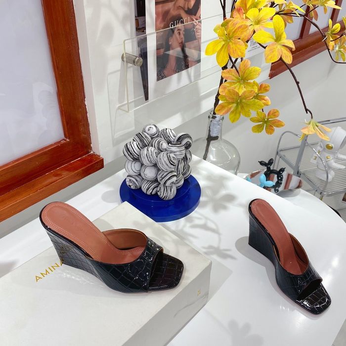 Amina Muaddi shoes AM00012 Heel Height 9.5CM